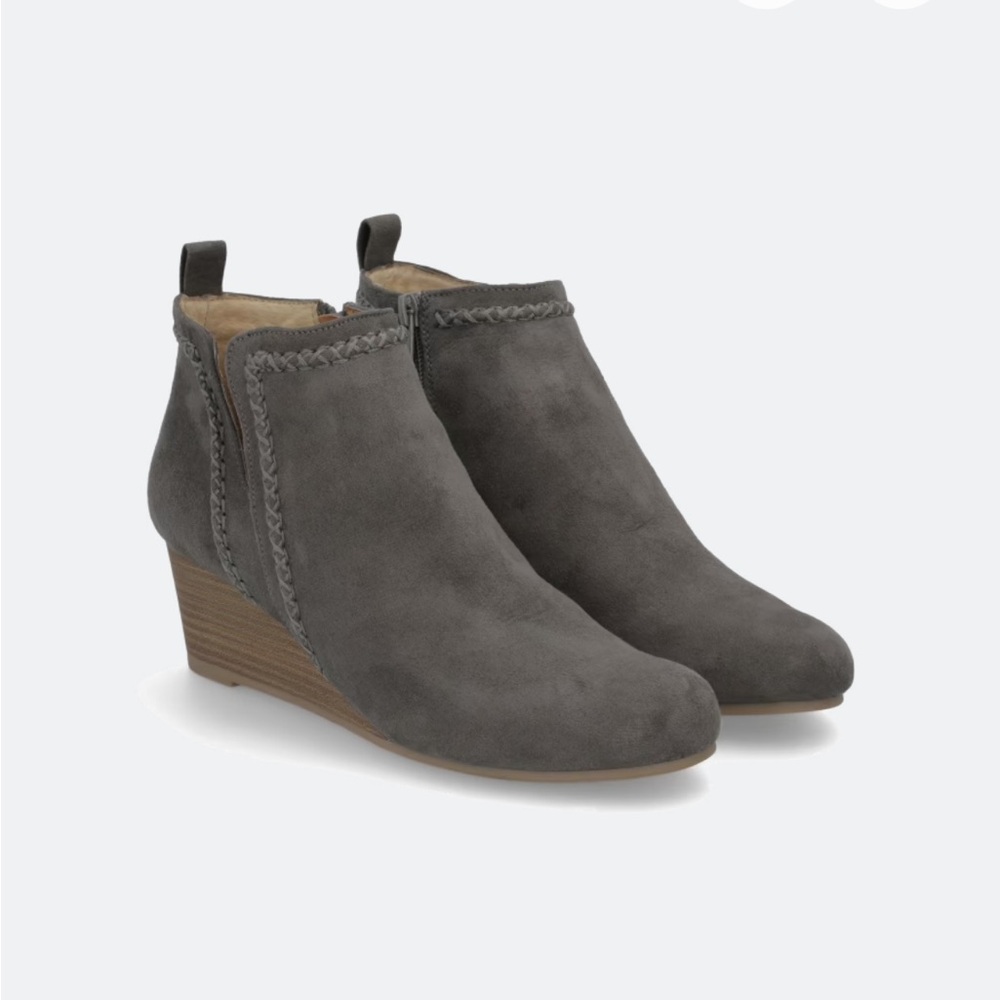 Blythe Whipstitch Wedge  DV8 ankle boots